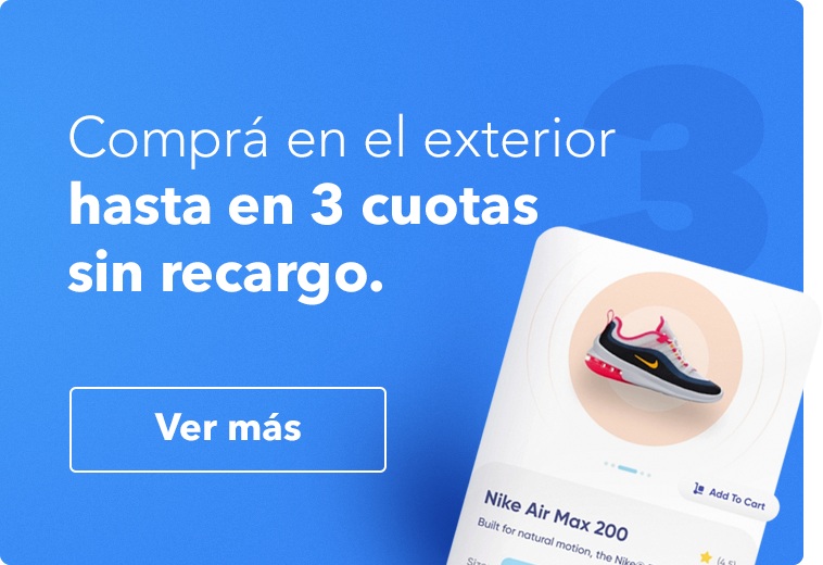 3 cuotas sin recargo